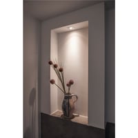 NEW TRIA® 75, plafondinbouwring, L: 9 B: 9 H: 2.6 cm, IP20, aluminium