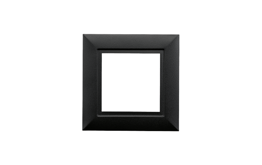 Soft Square zwart frame 1x
