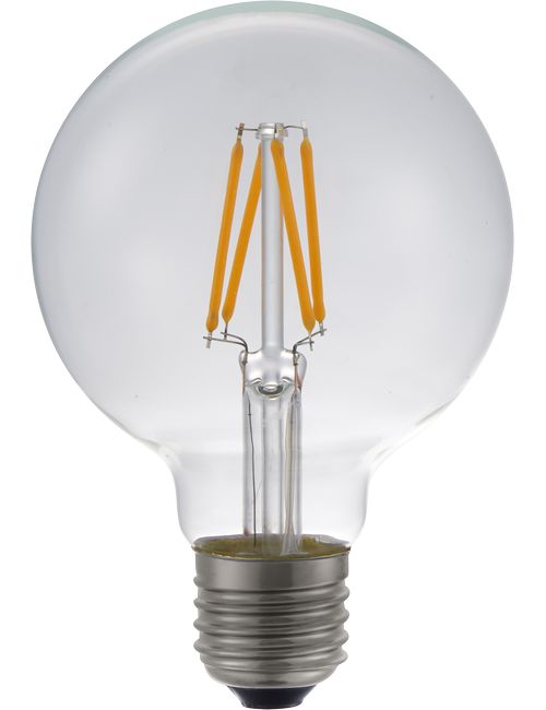 Masterlight - LED E27 Fila Globe G80x120 230V 320Lm 4W 925 AC Clear Dim SLF023810302