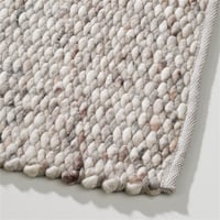 Wollen vloerkleed gevlochten Lisanne Mix Dune 463+Beige Grijs Mix 469