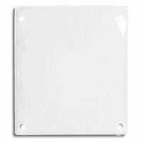 E69 eindkap alu wit RAL9010 voor profiel PN17, 2 ST, incl.