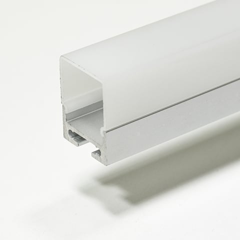 Aluminium profiel 2m, Pendel, vierkant