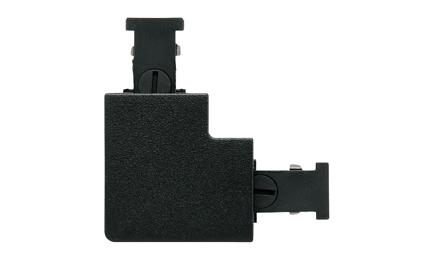 ZIP 230V L-koppelstuk zwart