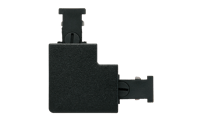 ZIP 230V L-koppelstuk zwart