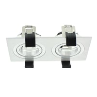 LUMIKO LIA-BON-2VRH-WH - Dubbel rechthoek inbouw armatuur voor Bonnita