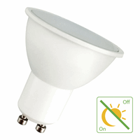 Bailey LED Spot met Schemersensor GU10 4.5W. 50mm Warm-wit
