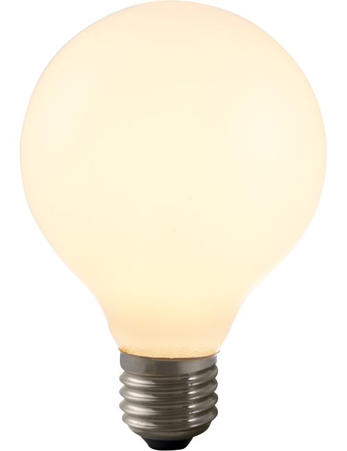 LED E27 Fila Globe G80x120 230V 320Lm 4W 925 AC Opal Dim
