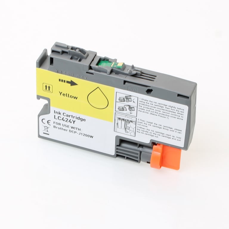 Brother LC-424 Y inktcartridge yellow standaard capaciteit huismerk