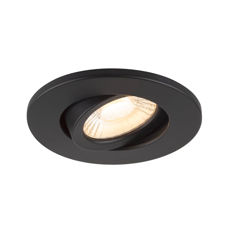 UNIVERSAL DOWNLIGHT afdekkap, voor Downlight IP20, zwenkbaar, rond, zw