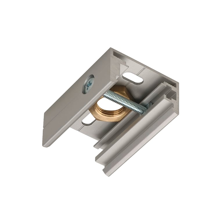 Pendelclip voor 3-fase rail zilvergrijs