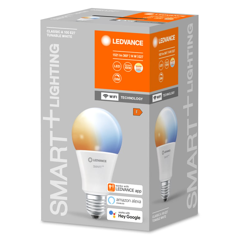 SMART+ WiFi Classic Tunable White 100 14 W/2700…6500K E27 (CS à 1 PCE)