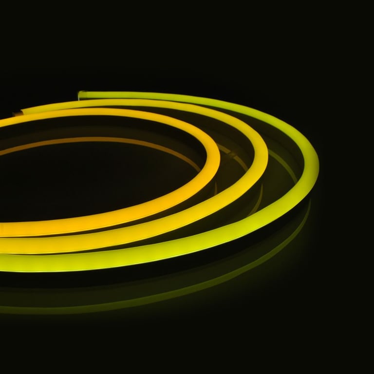 LED neon flex pro || 24V | 20m | 60 LED/m | geel