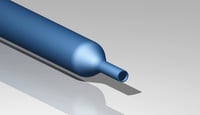 Krimpkous 2:1 Blauw, 3,0mm - 6,5mm, 7,5m