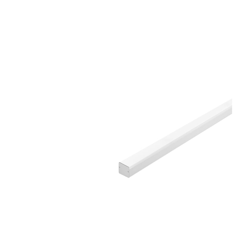 GLENOS eindkappen indus. profiel Flat zilver 2st