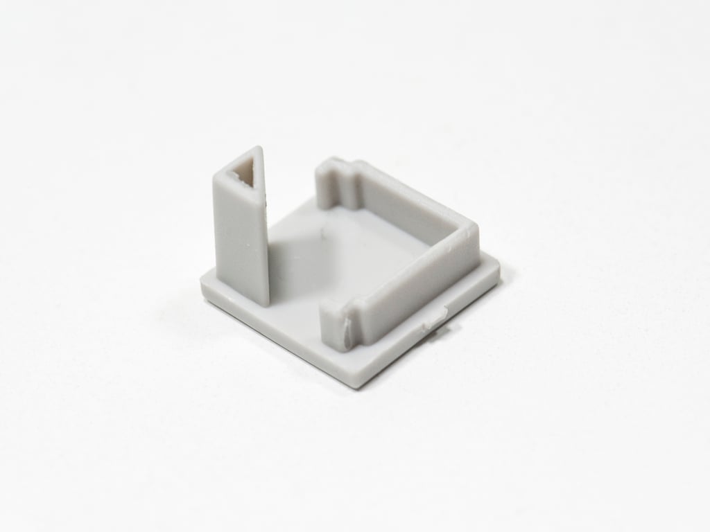 Eindkap, Opbouw, hoekprofiel rond 16mm