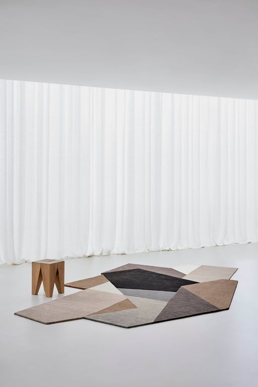 Design vloerkleed Gan Rugs Loko Natural