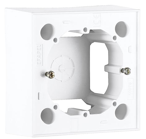 Efapel LOGUS 90 serie QUADRO 45 opbouwdoos wit