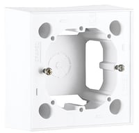 Efapel LOGUS 90 serie QUADRO 45 opbouwdoos wit
