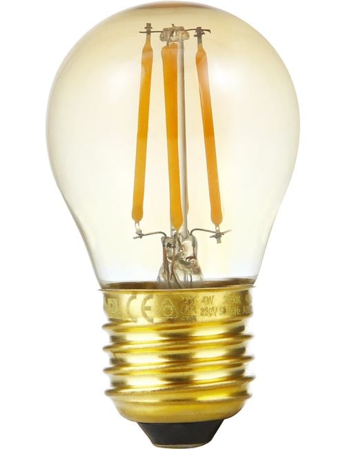 LED E27 Fila Ball G45x75 230V 250Lm 4W 922 AC Gold Dim