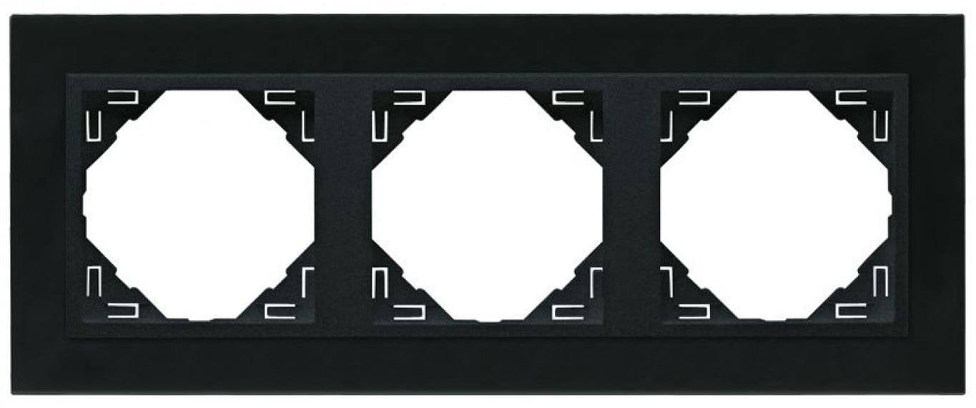 Efapel metallo/metaal afdekr. 3v nikkel/grijs
