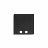 E58B Eindkap Zwart RAL9005 Profiel PN8, 2st