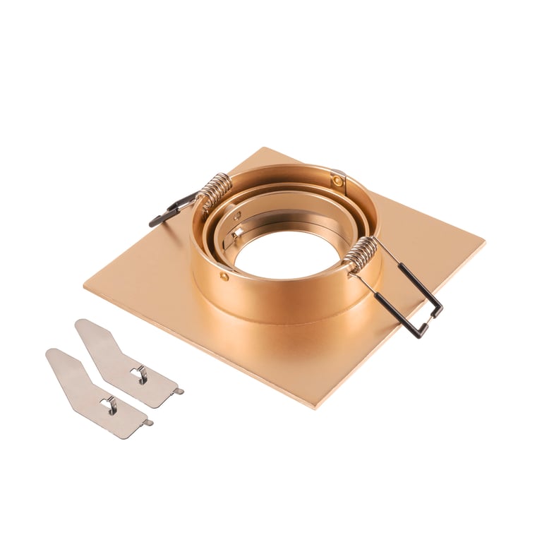 NEW TRIA® 75 XL, plafondinbouwring, L: 11 B: 11 H: 2.6 cm, roségold