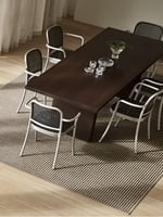 Vloerkleed Woodnotes Field Stone Black 131159