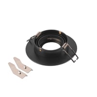 NEW TRIA® 75 XL, plafondinbouwring, D: 11 H: 2.6 cm, IP20, zwart