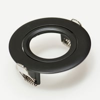 Downlight ring, rond 88(76)mm, zwart