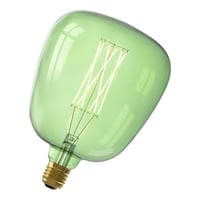 Calex KIRUNA LED Color range straight filament 220-240V 4W E27, Emerald Green 2200K dimmable, energy label A