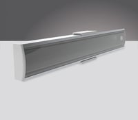 Al profiel Slimline breed 8mm/2m, Transparante lens