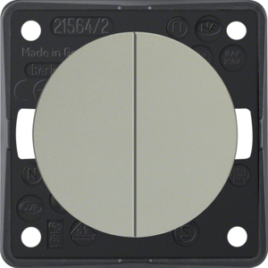 Serieschak. 16 AX, berker Integro, chroom