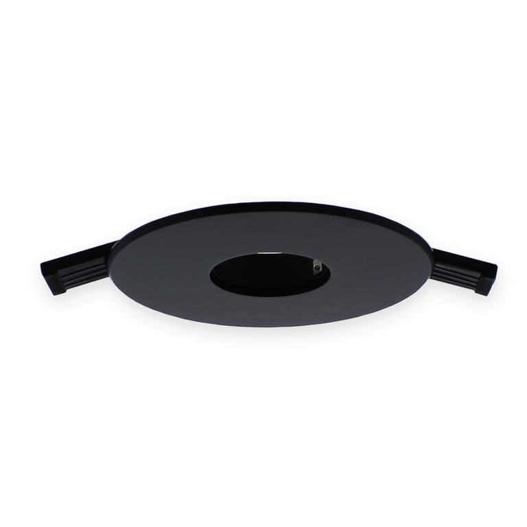 Verona inbouwarmatuur, Zwart, rond, 1voudig, 120mm