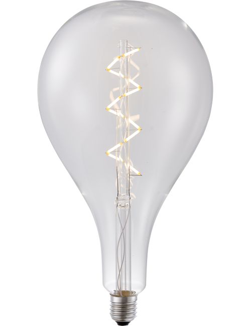 LED E27 Fila XXL GLS Spiral A165x300 230V 470Lm 6W 925 AC Cl