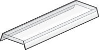 Niko - Vlakke transparante cover, 2 m