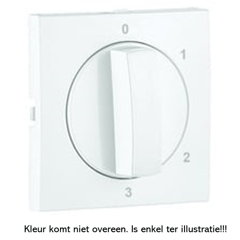 Knop Draaischakelaar 21305 1-2-3-4 Donker Grijs