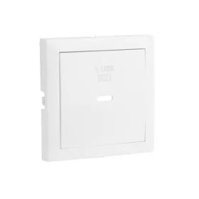 Efapel USB Enkele Lader Afdekking Type C enkel Wit