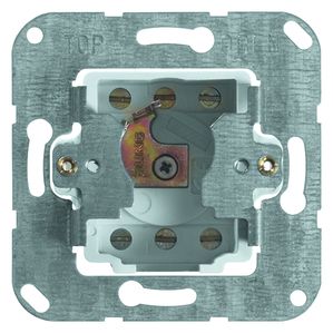 Sleutelschak. 10 A, 250 V~ tbv half cyl.sloten, hotelschak. 2-pol geen