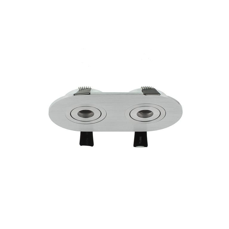 LUMIKO LED-IA-2VOV - Verona inbouwarmatuur, ovaal, 2voudig, 80x142, al