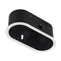 AIXLIGHT PRO 2 FLAT FRAME ROUND wit/zwart