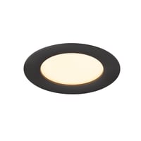 DOWNLIGHT V 100, vlakke afdekking zwart