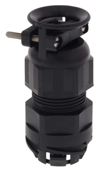 Push-in kabelwartel polyam IP68 M25, trekontl. doorlaat 9-17mm zwrt