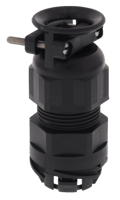 Push-in kabelwartel polyam IP68 M25, trekontl. doorlaat 9-17mm zwrt