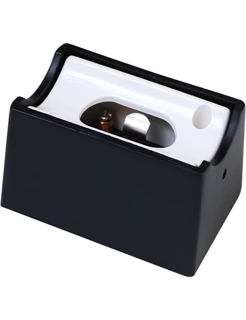 Lamp holder S14s metal housing black set of 2pcs