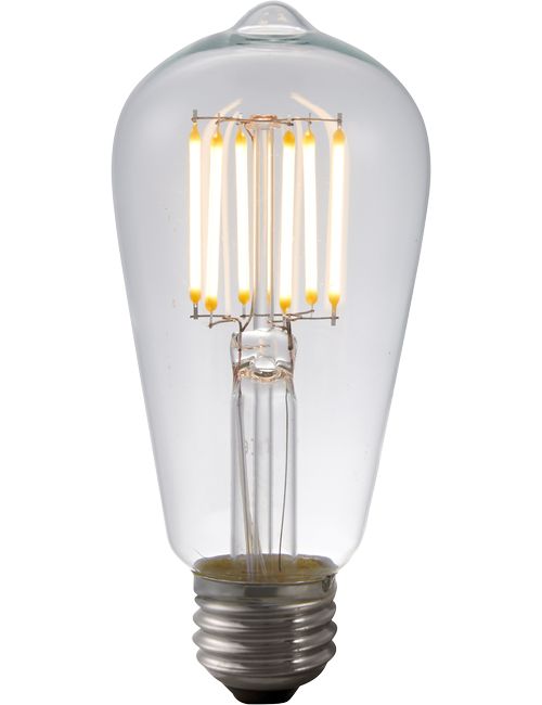 Masterlight - LED E27 Fila Rustika ST58x130 230V 470Lm 5.5W 925 AC Clear D SLF023860502