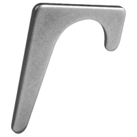 JMV enkele inslagbeugel 16/20 mm blank gladde variant