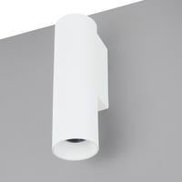 Ronde Lumiko opbouw enkelvoudig wand armatuur kleur wit, ges