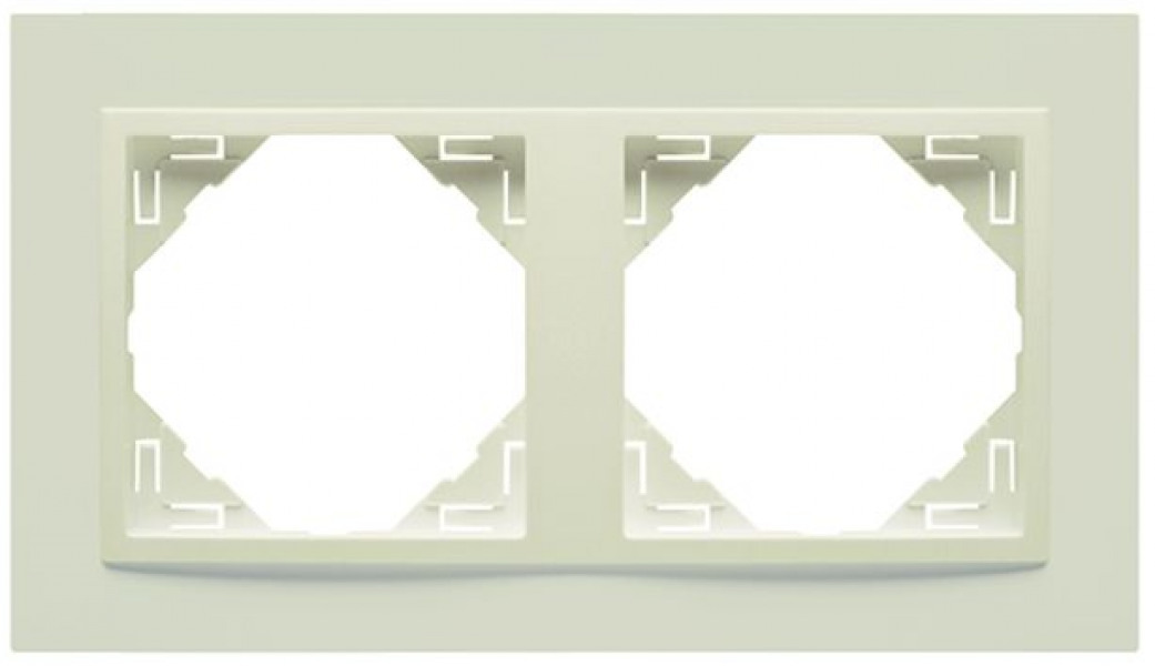 Efapel animato afdekr. 2v creme/creme