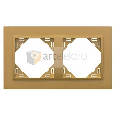 Efapel animato afdekr. 2v goud/goud