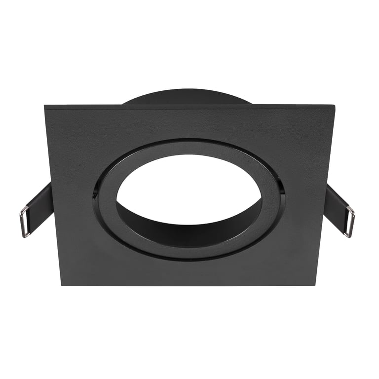 NEW TRIA® 95, plafondinbouwring, L: 11 B: 11 H: 2.6 cm, IP20, zwart